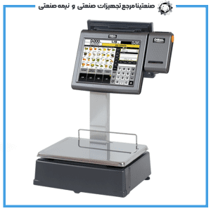 ترازو فروشگاهی لیبل پرینتر لمسی دیبال D900 ستون دار