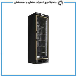 یخچال مشکی و سفید ۳۷۵ لیتری کلاسیک زیمان ZIMAN