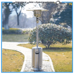 بخاری قارچی استیل با تنظیم ارتفاع مدل سرمابان - Image 3