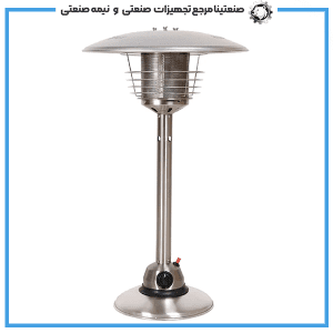 بخاری قارچی گاز شهری استیل مدل رومیزی