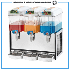 شربت سرد کن سه مخزن الکتروکار مدل LSJ 12L*3 (12 لیتری)