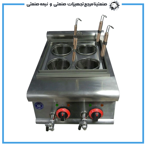 دستگاه پاستا پز 4 سبد برقی رومیزی دستگاه پاستا پز 4 سبد برقی رومیزی - Image 1