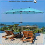 چتر سایبان پایه از وسط مدل سه قلو - Image 2