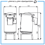 پوست گیر دوکاره مینروا مدل C/E PP20T - Image 2